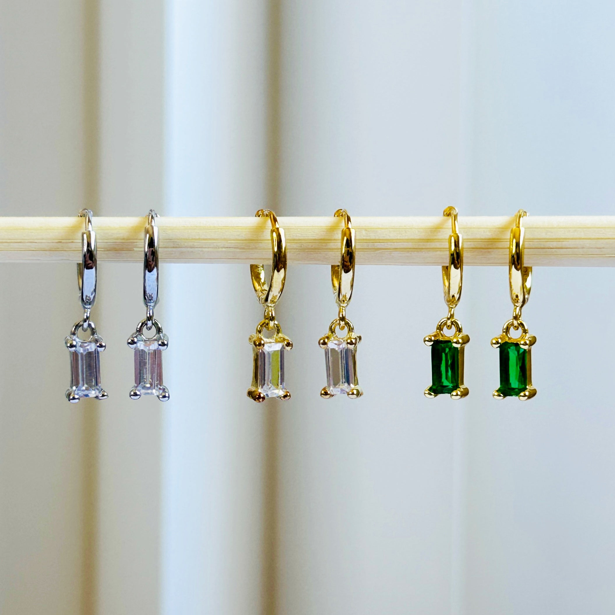Rei Huggies 18K Gold Plated & Sterling Silver