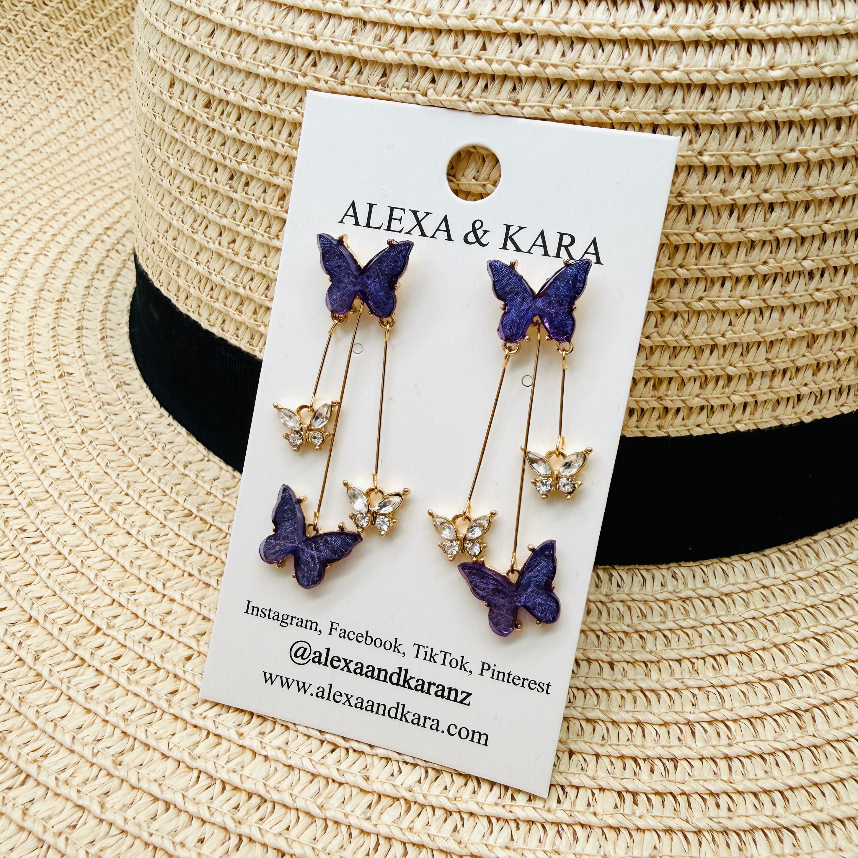 Amethyst Butterflies