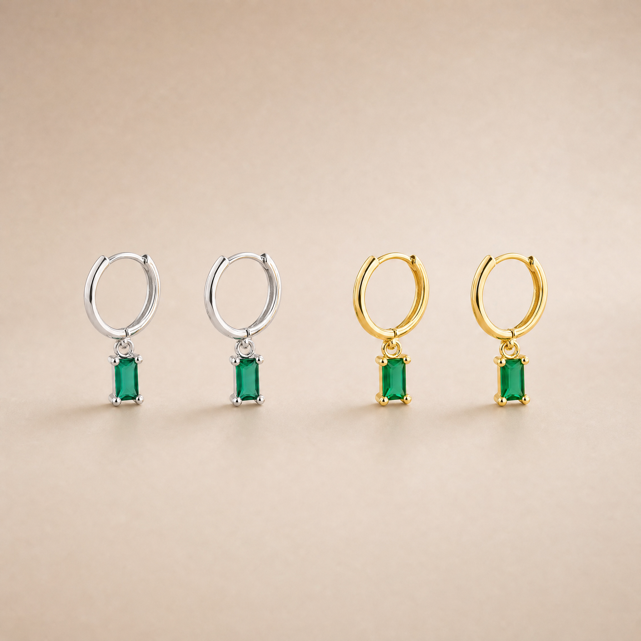 Baby Rei Huggies 18K Gold Plated & Sterling Silver