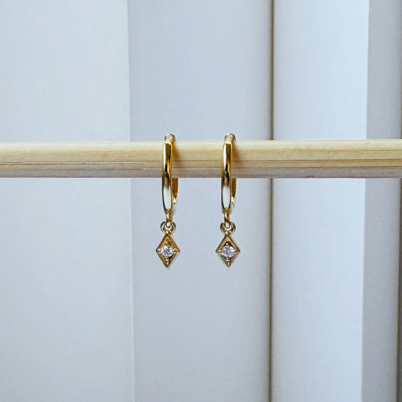 Bea Huggies 18K Gold Plated & Sterling Silver
