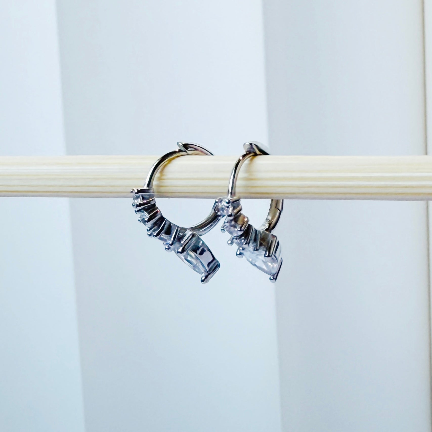 Charlotte Huggies 18K Gold Plated & Sterling Silver