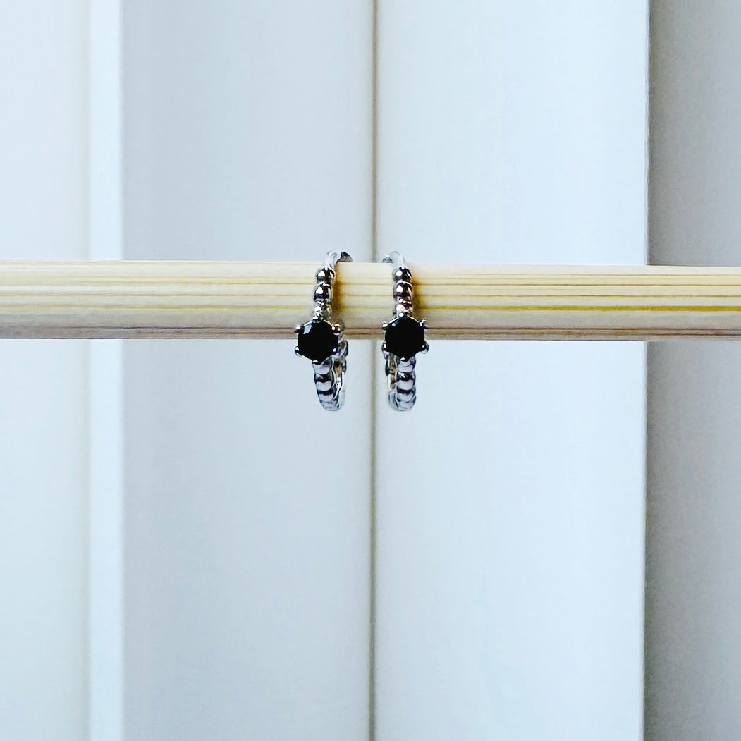 Indi Noir 18K Gold Plated & Sterling Silver