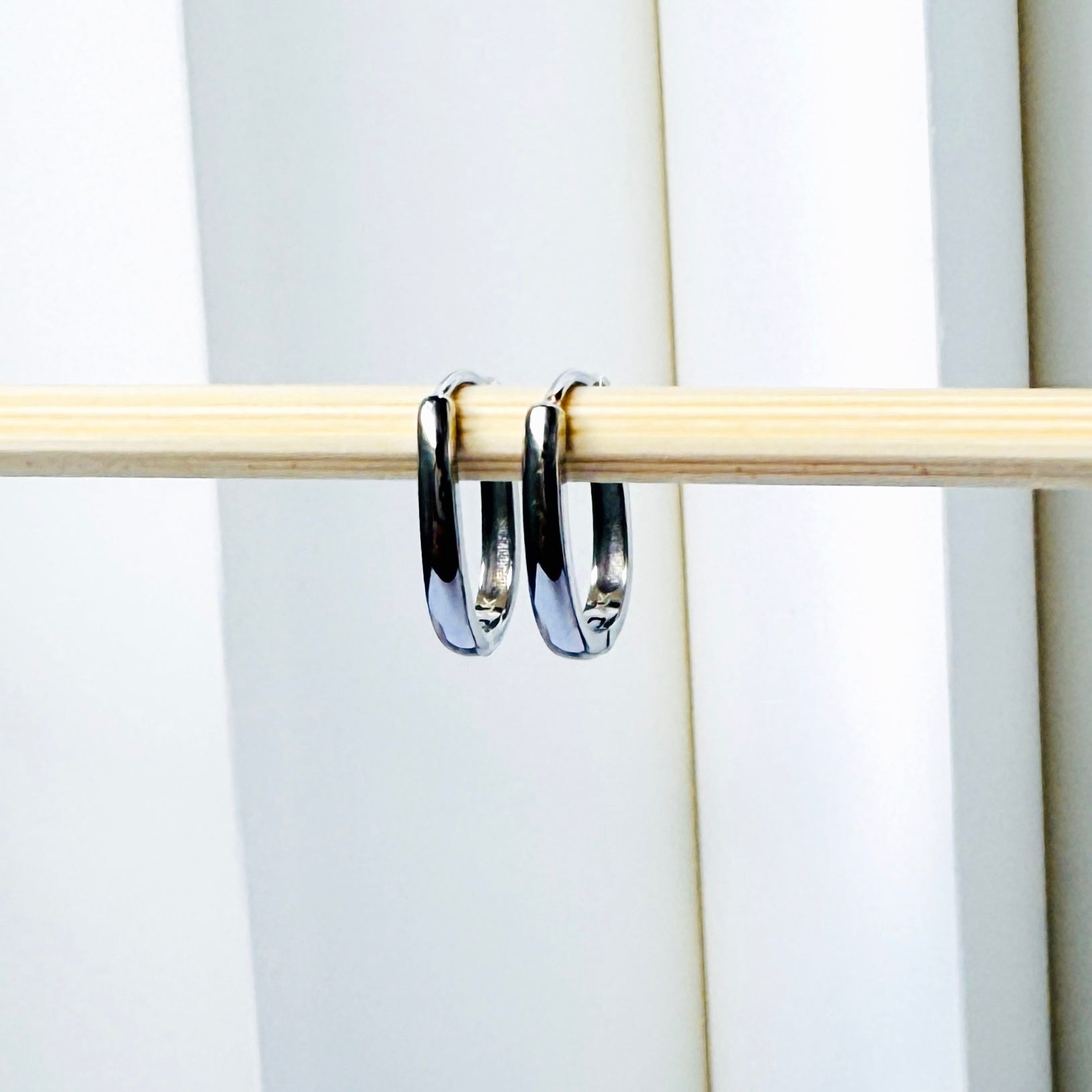 Kara Hoops 18K Gold Plated & Sterling Silver