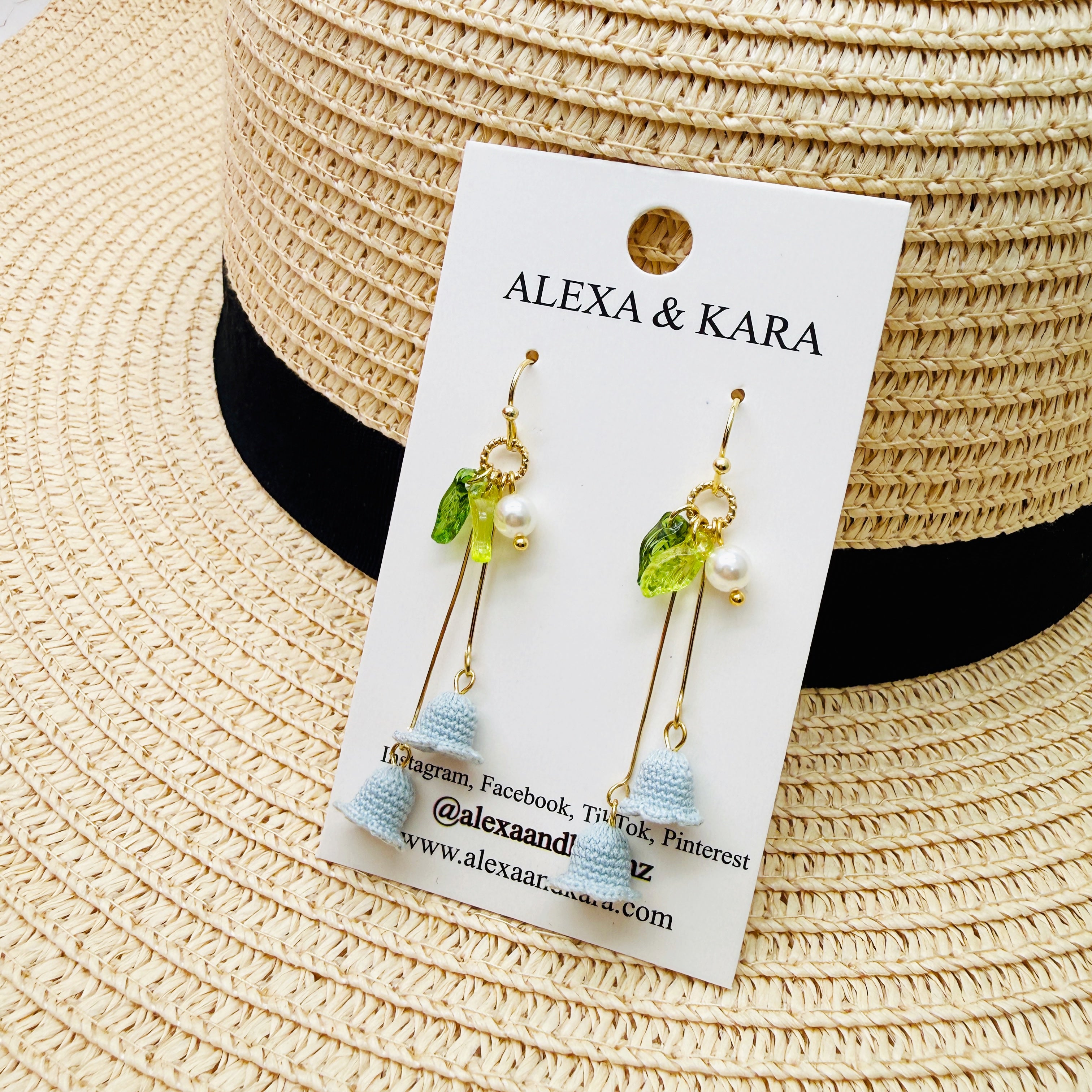 Petal Dangles Micro Crochet