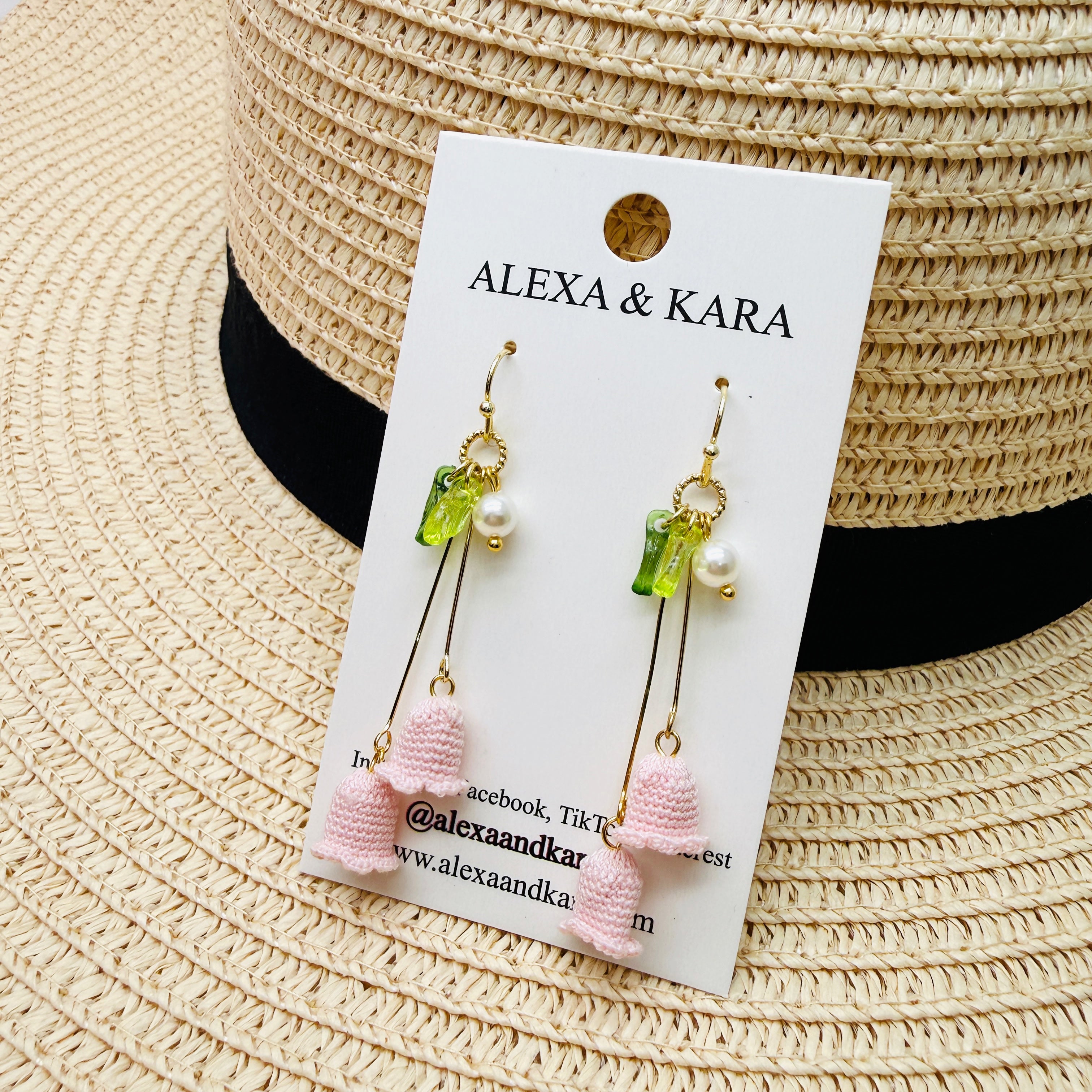 Petal Dangles Micro Crochet