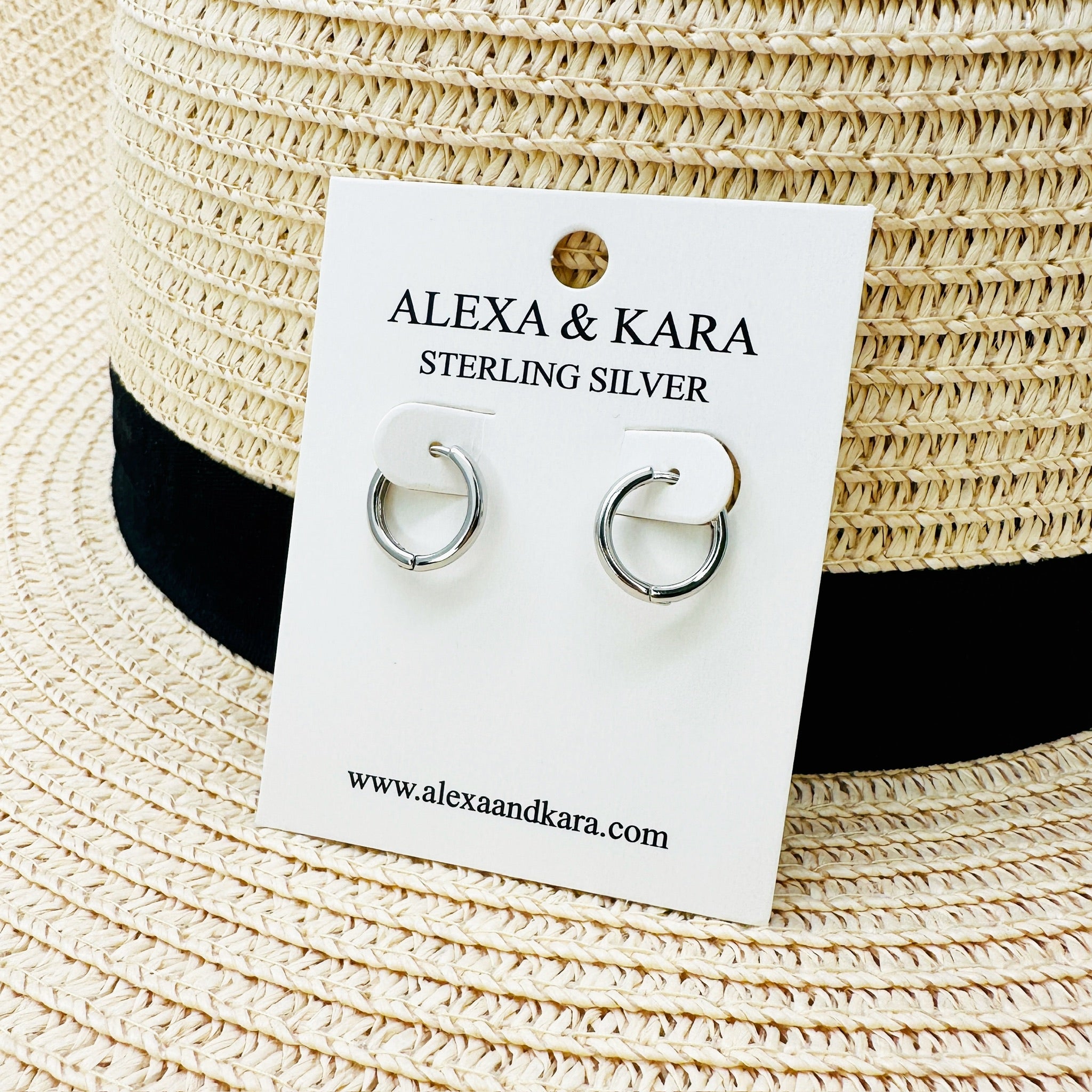 Simple Sleepers 10mm 18K Gold Plated & Sterling Silver