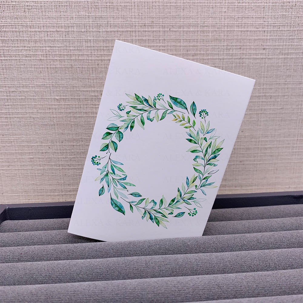 Wreath of Leaves | Shades of Green