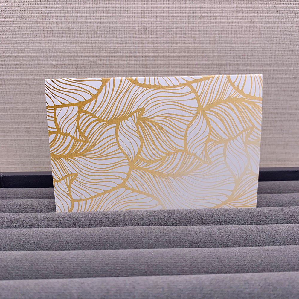 Lines & Vines | Gold & White