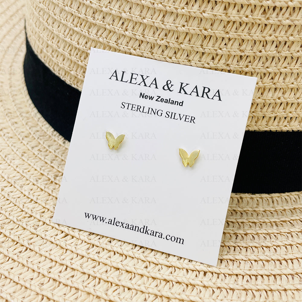 Butterfly Studs | Sterling Silver