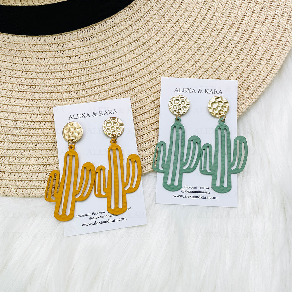 Cactus Earrings
