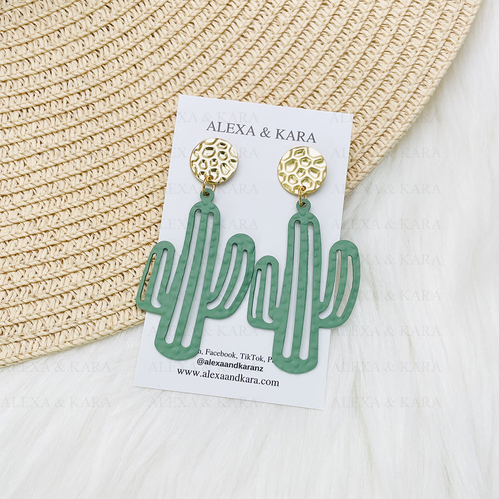 Cactus Earrings