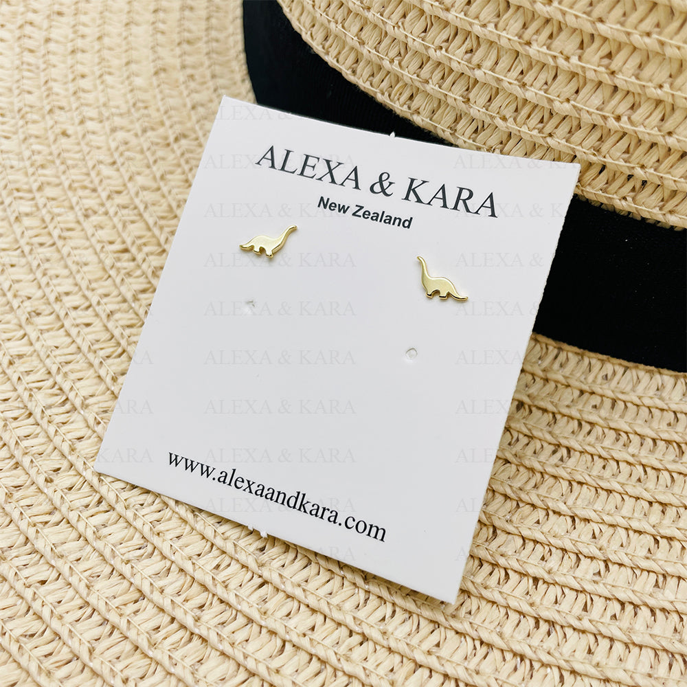 Dinosaur Studs | Sterling Silver