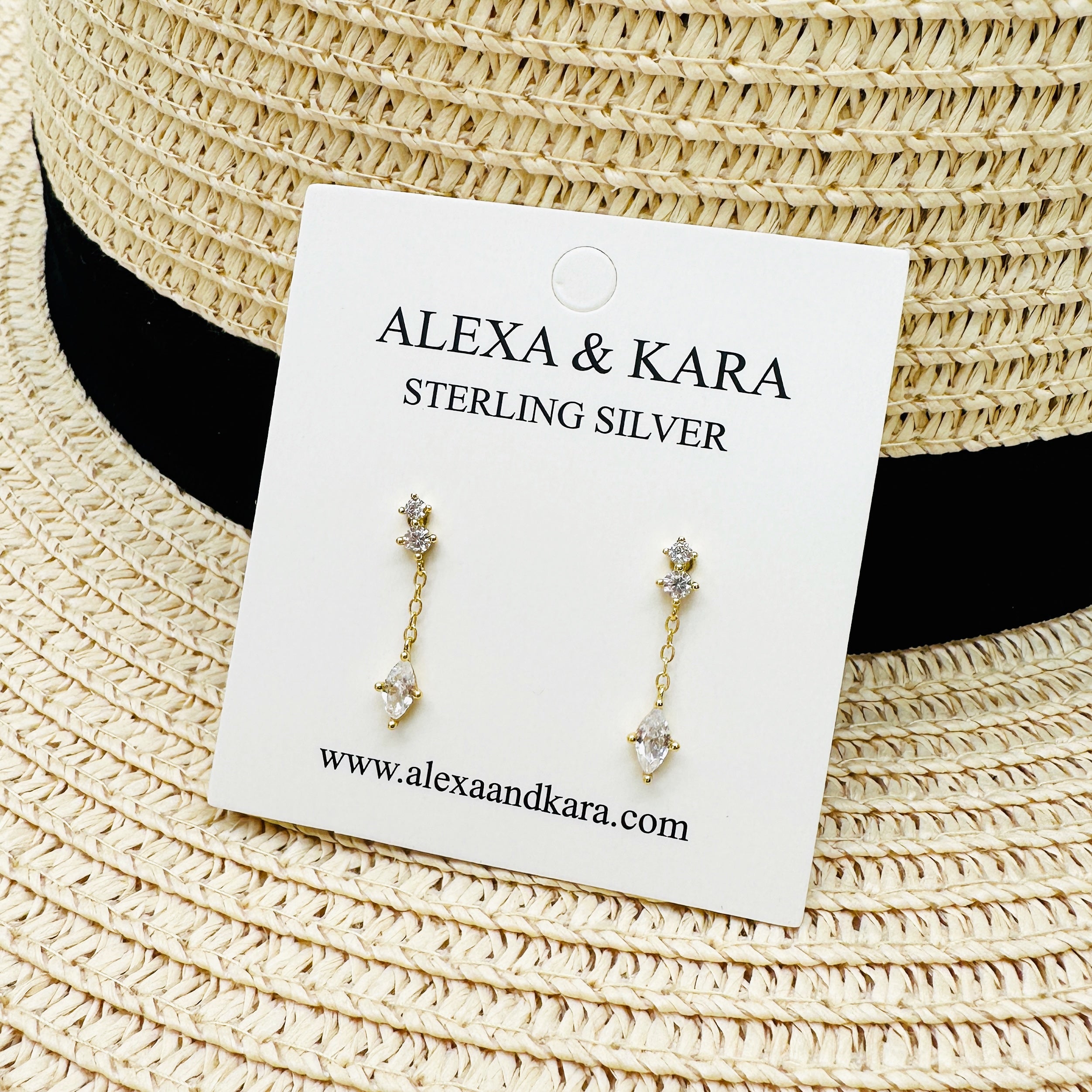Oval Drops 18K Gold Plated