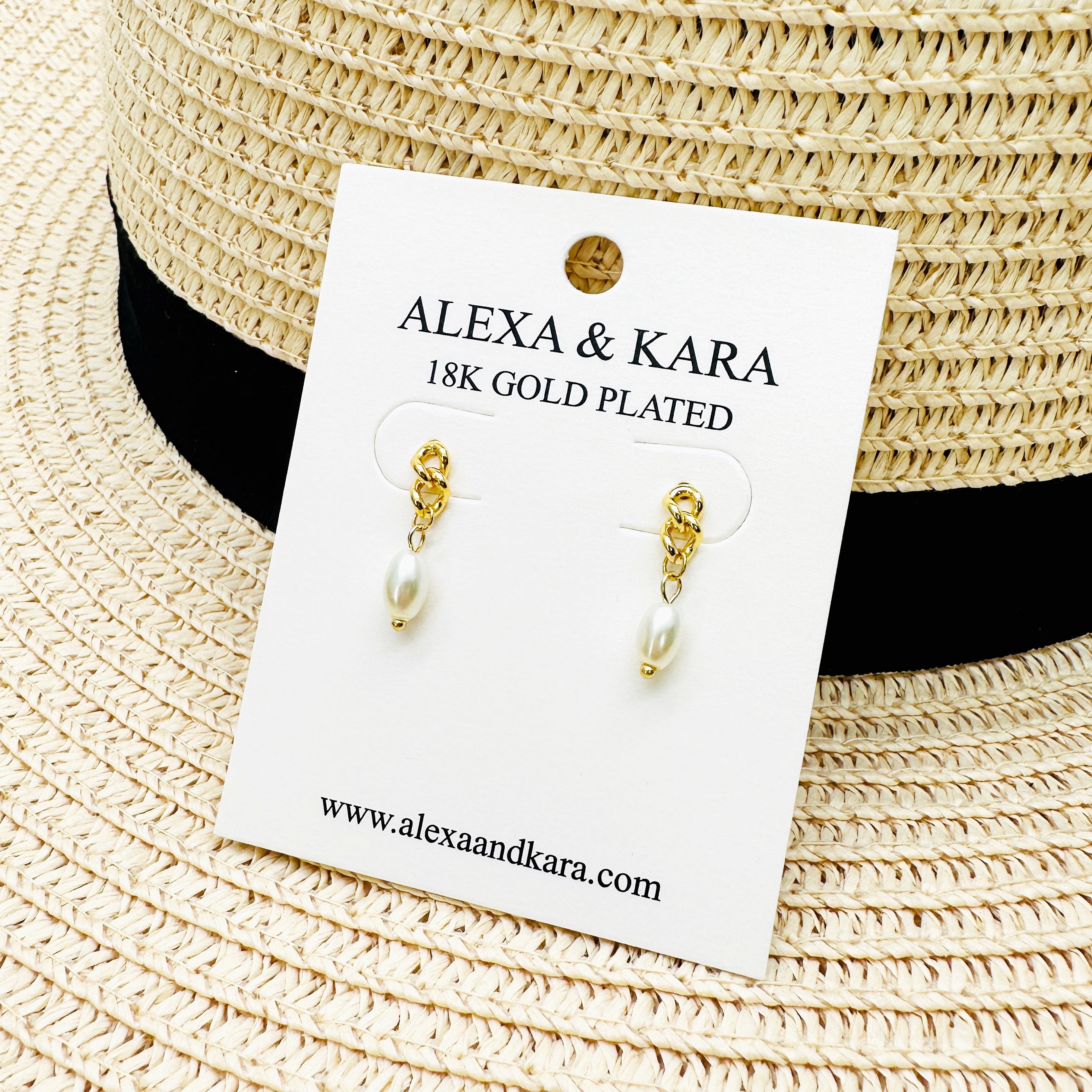 Pearl Chains 18K Gold Plated & Sterling Silver