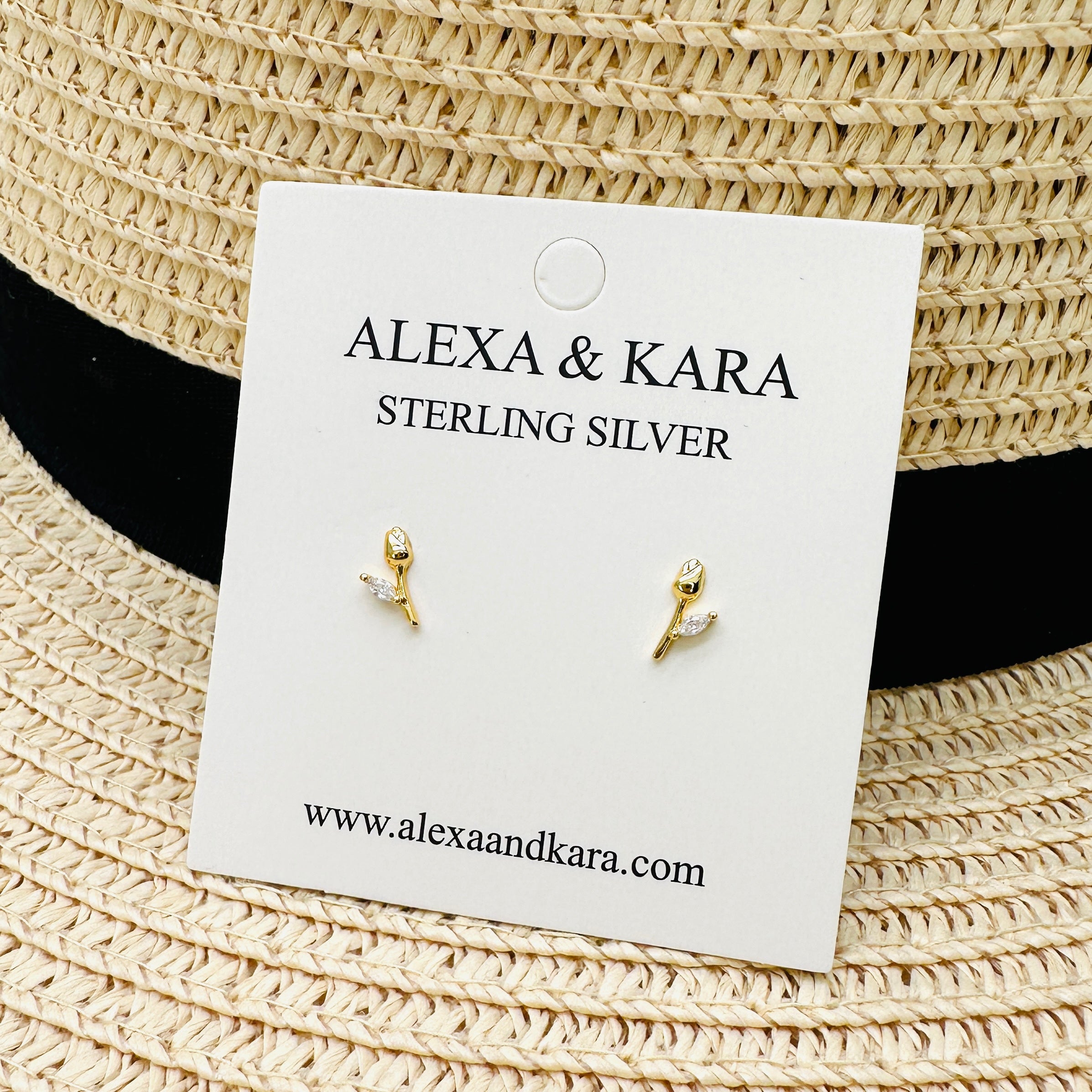 Lily 14K Gold Plated & Sterling Silver