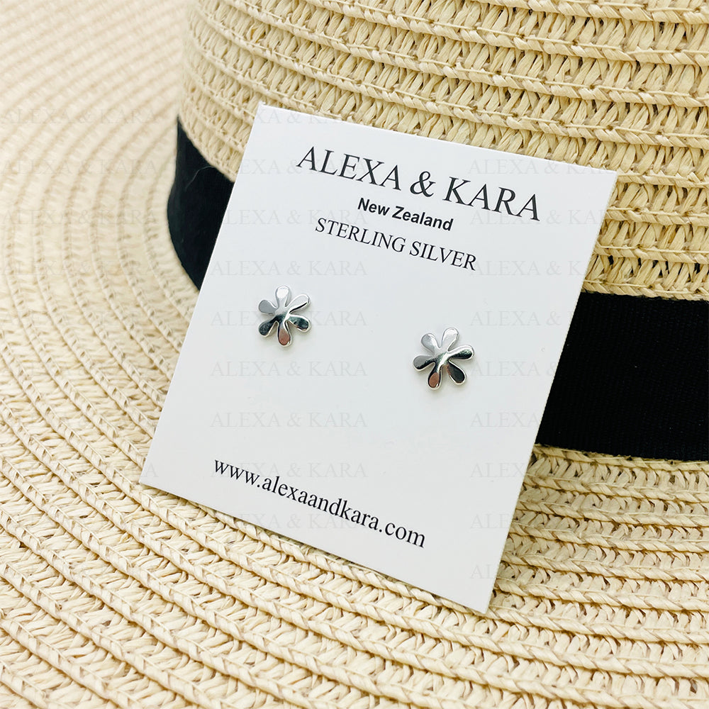 Flower Studs | Sterling Silver