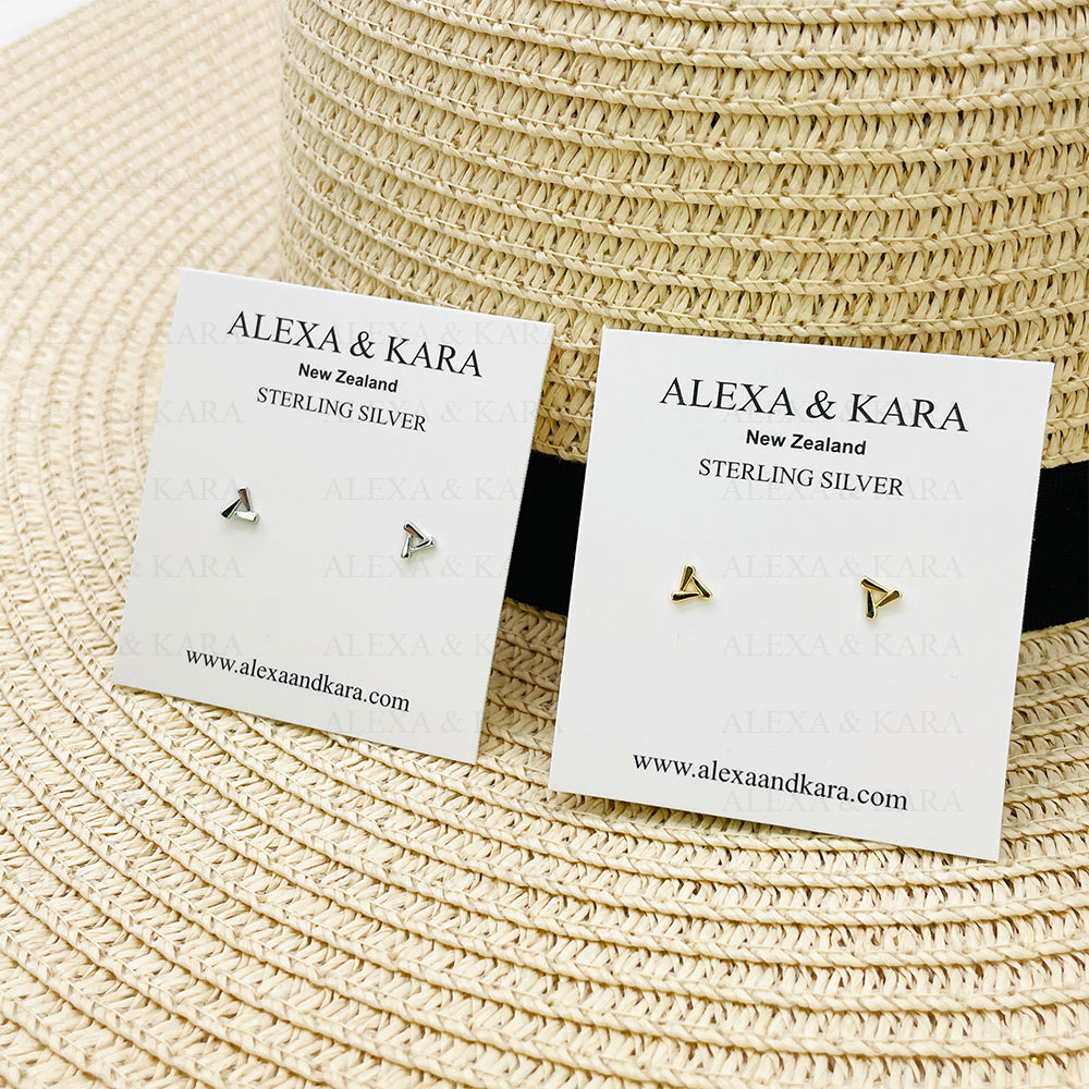 Frames Studs | Sterling Silver