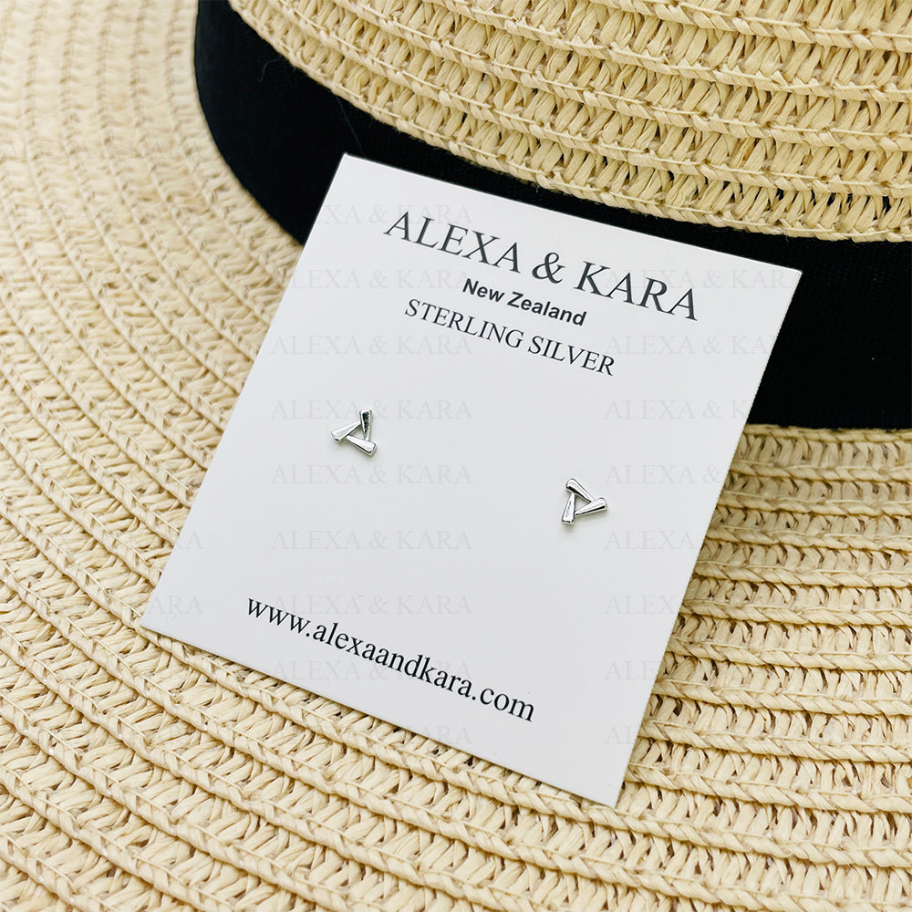 Frames Studs | Sterling Silver