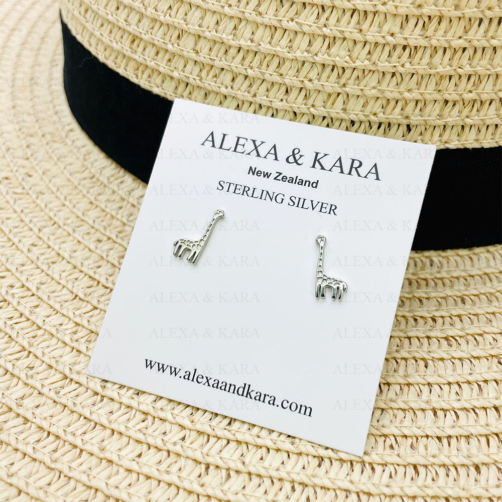Giraffe Studs | Sterling Silver