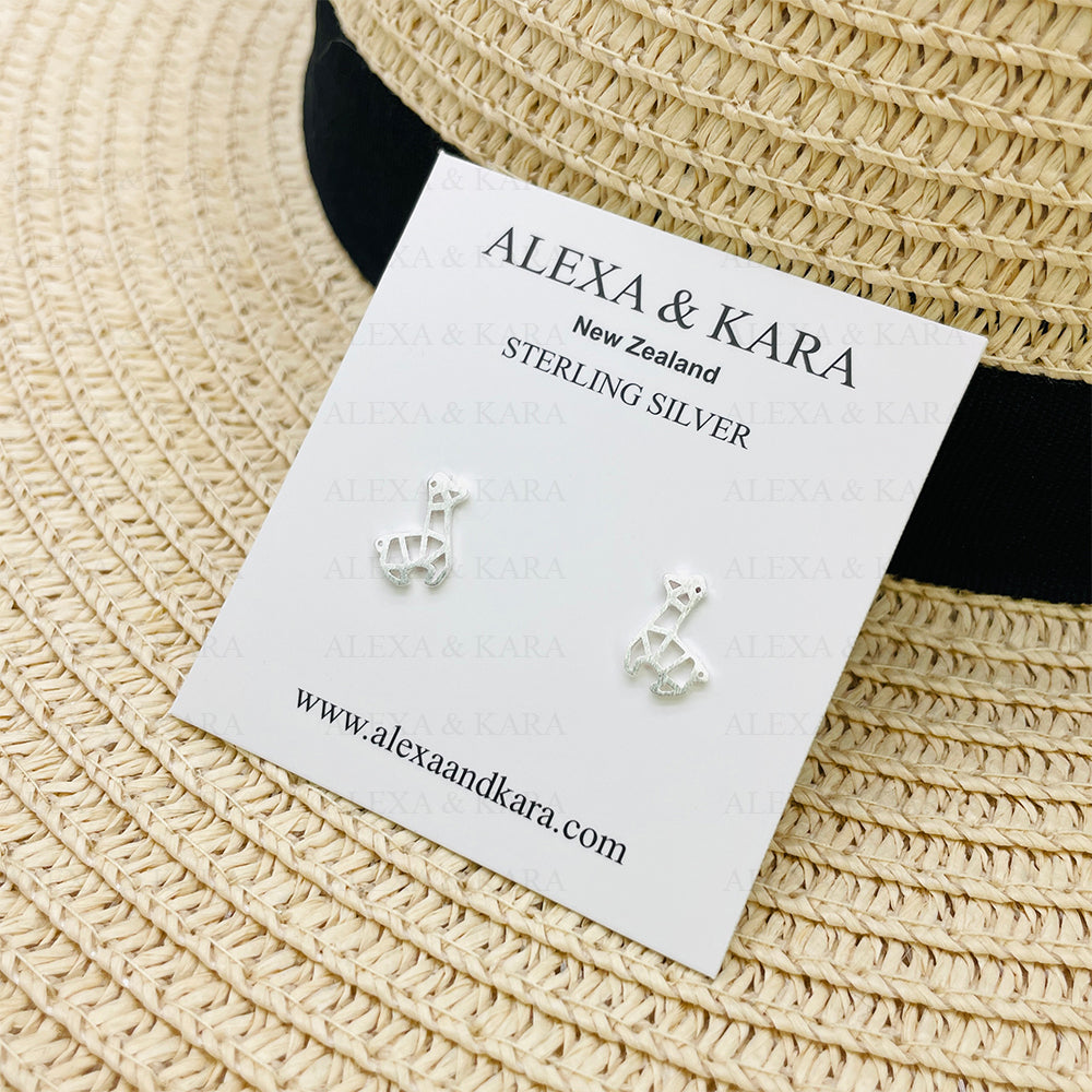 Llama Studs | Sterling Silver