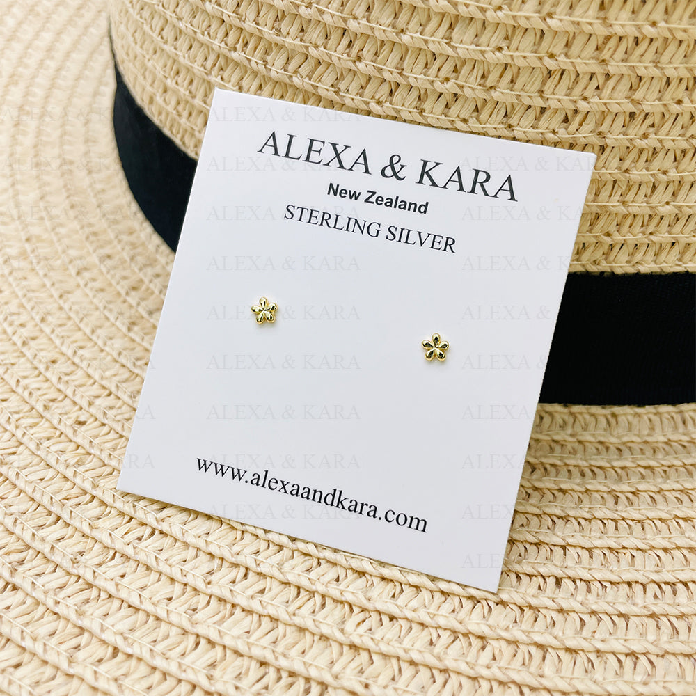 Mini Daisies Studs | Sterling Silver