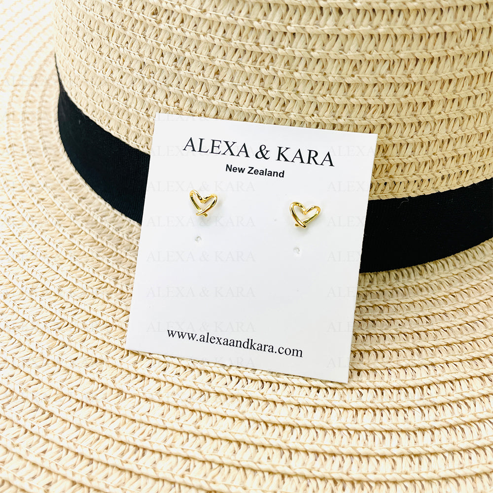 Petite Hearts | Sterling Silver & Gold Plated Sterling Silver