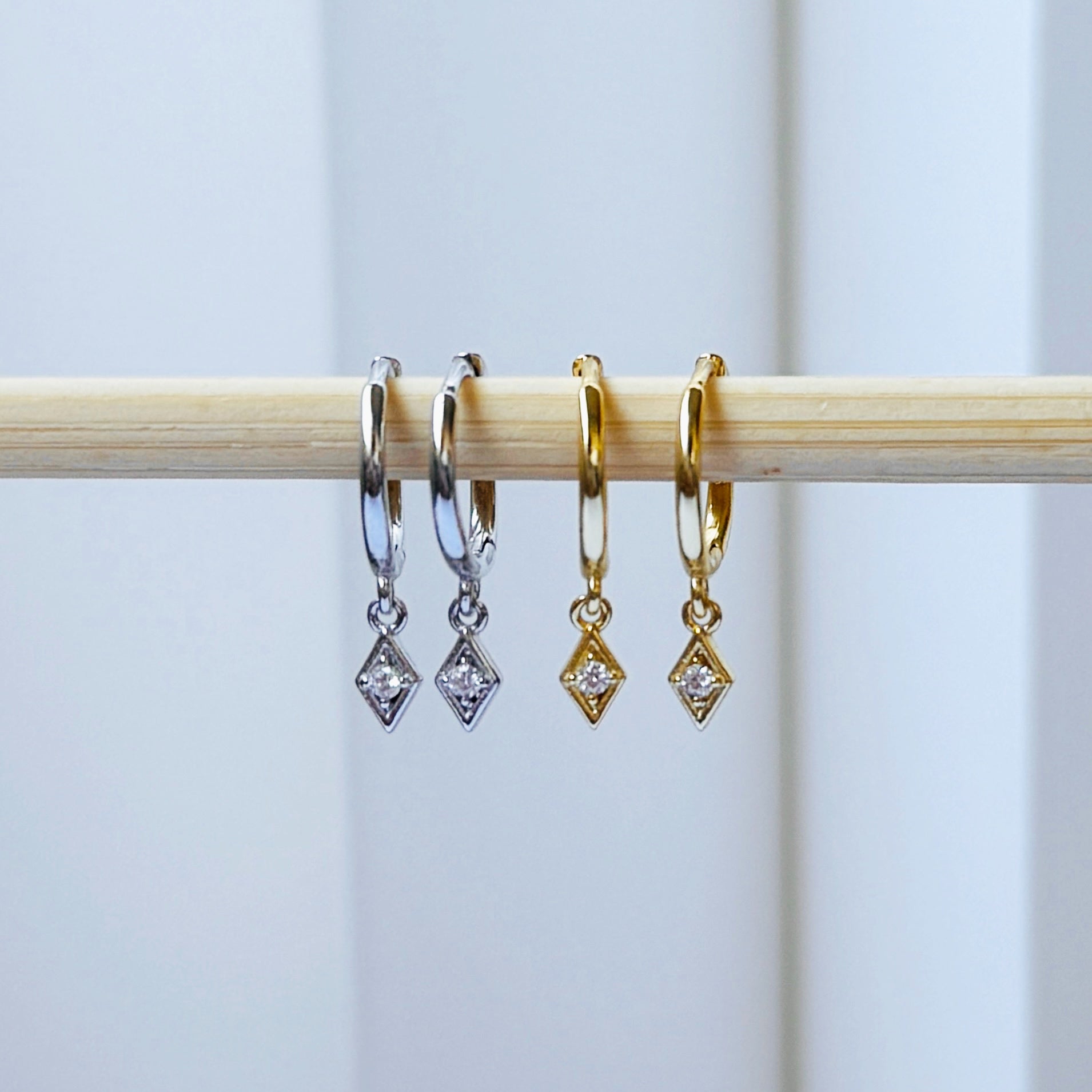 Bea Huggies 18K Gold Plated & Sterling Silver