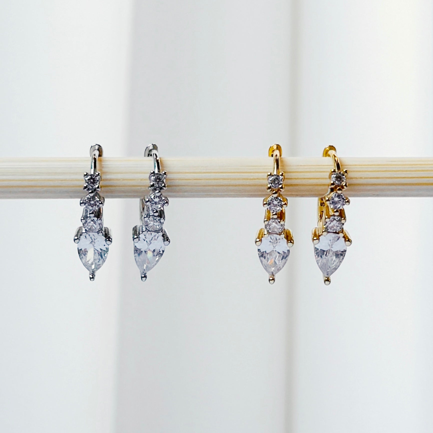 Charlotte Huggies 18K Gold Plated & Sterling Silver