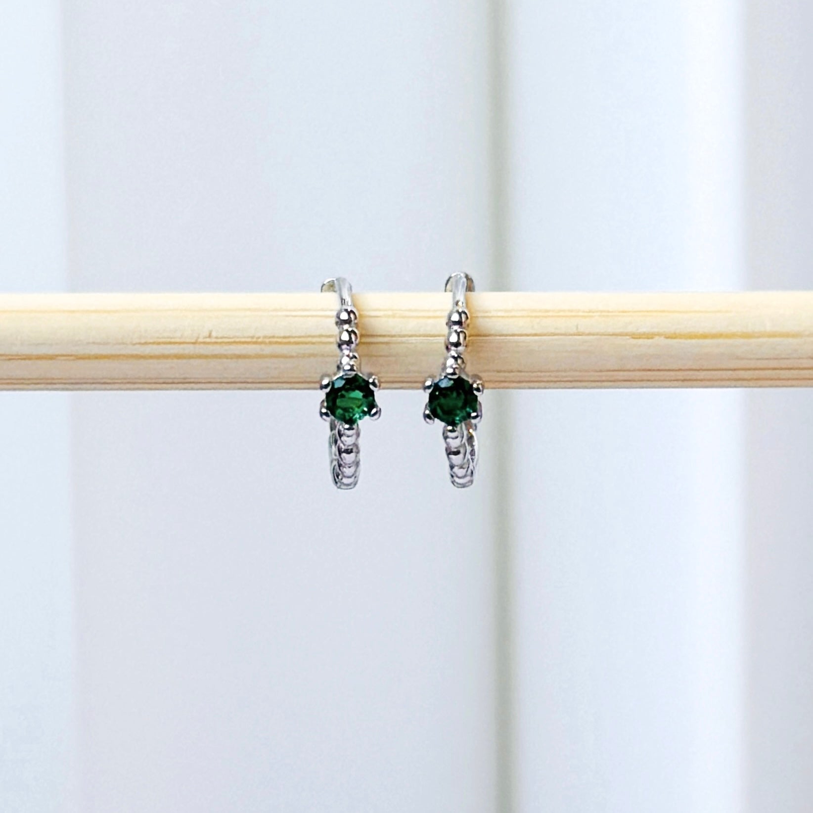 Indi Emerald 18K Gold Plated & Sterling Silver