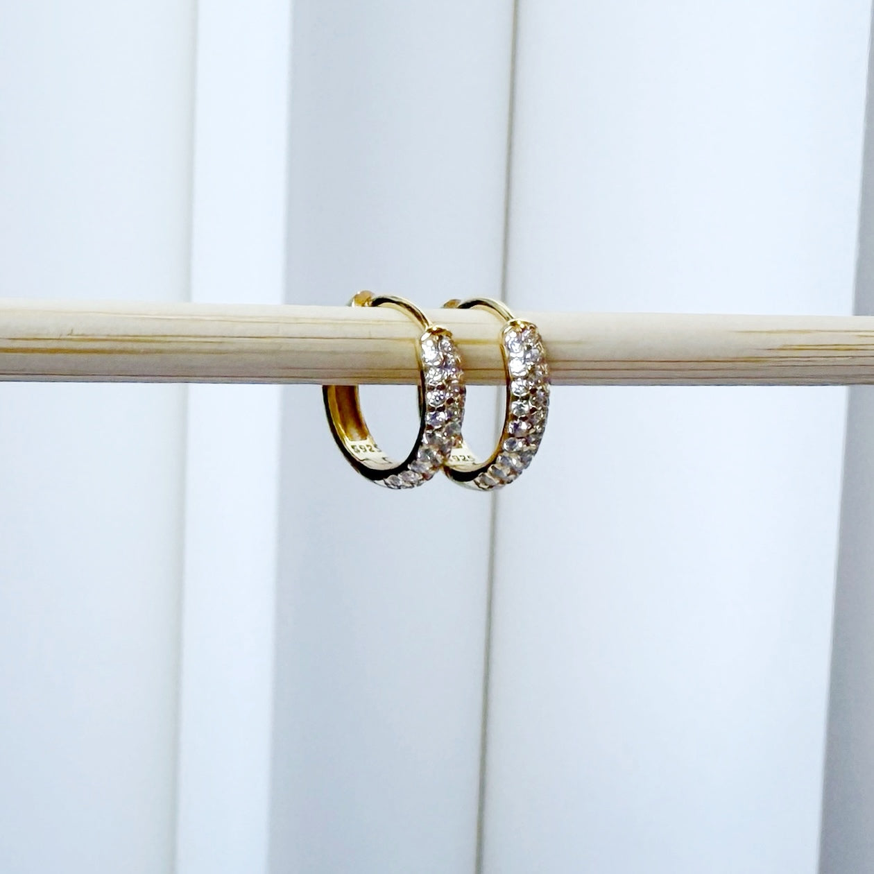 Jacq Hoops 18K Gold Plated & Sterling Silver