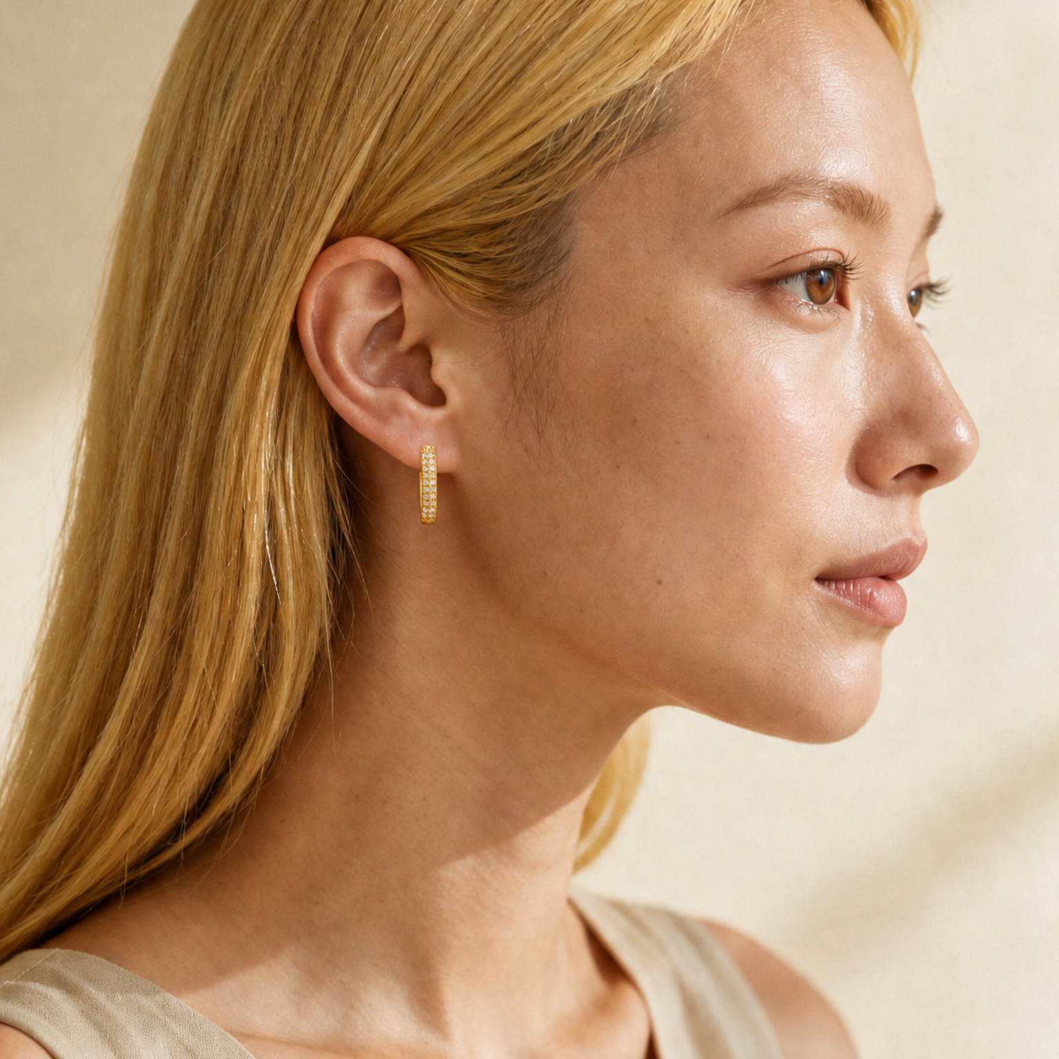 Jacq Hoops 18K Gold Plated & Sterling Silver