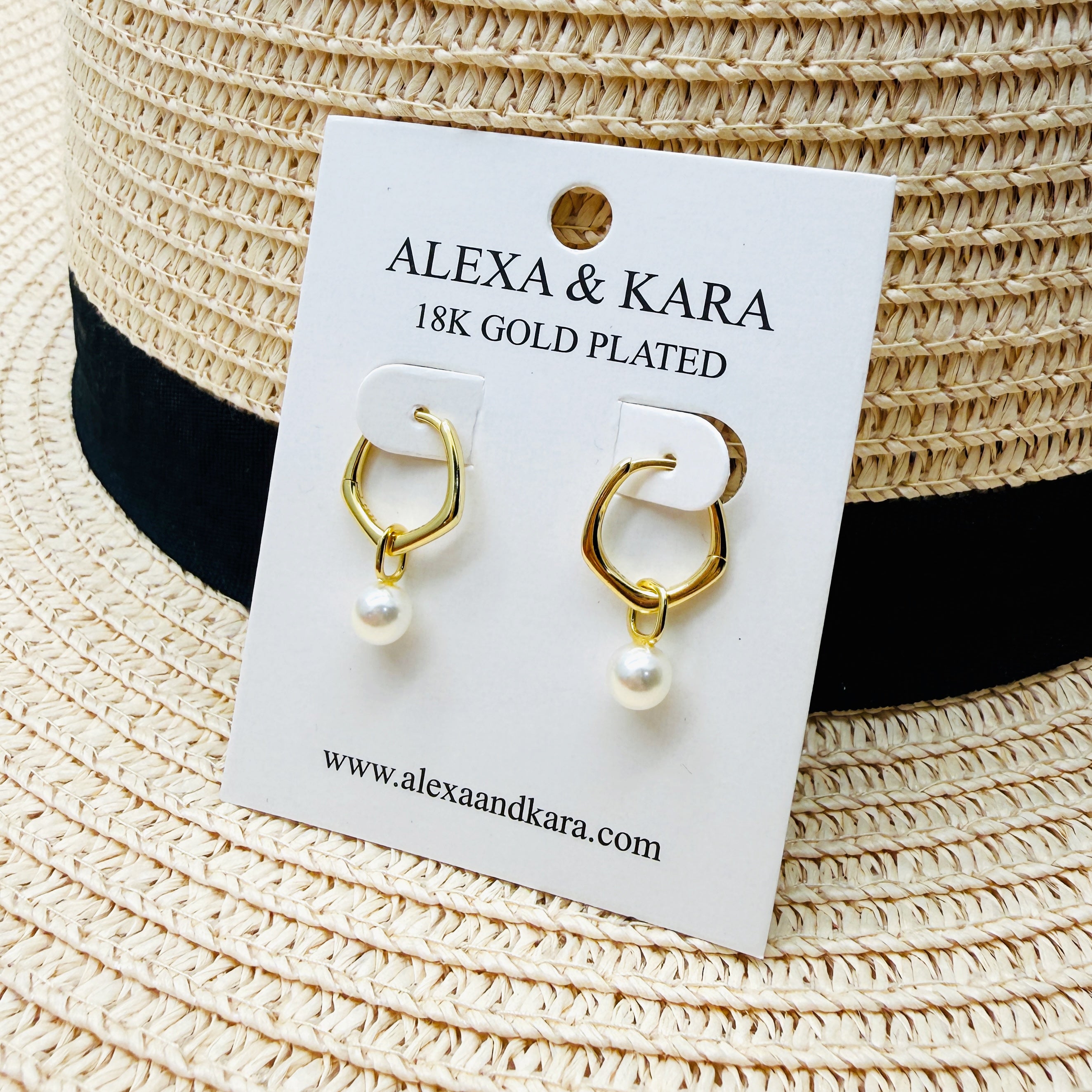 Sunday Pearls 18K Gold Plated & Sterling Silver