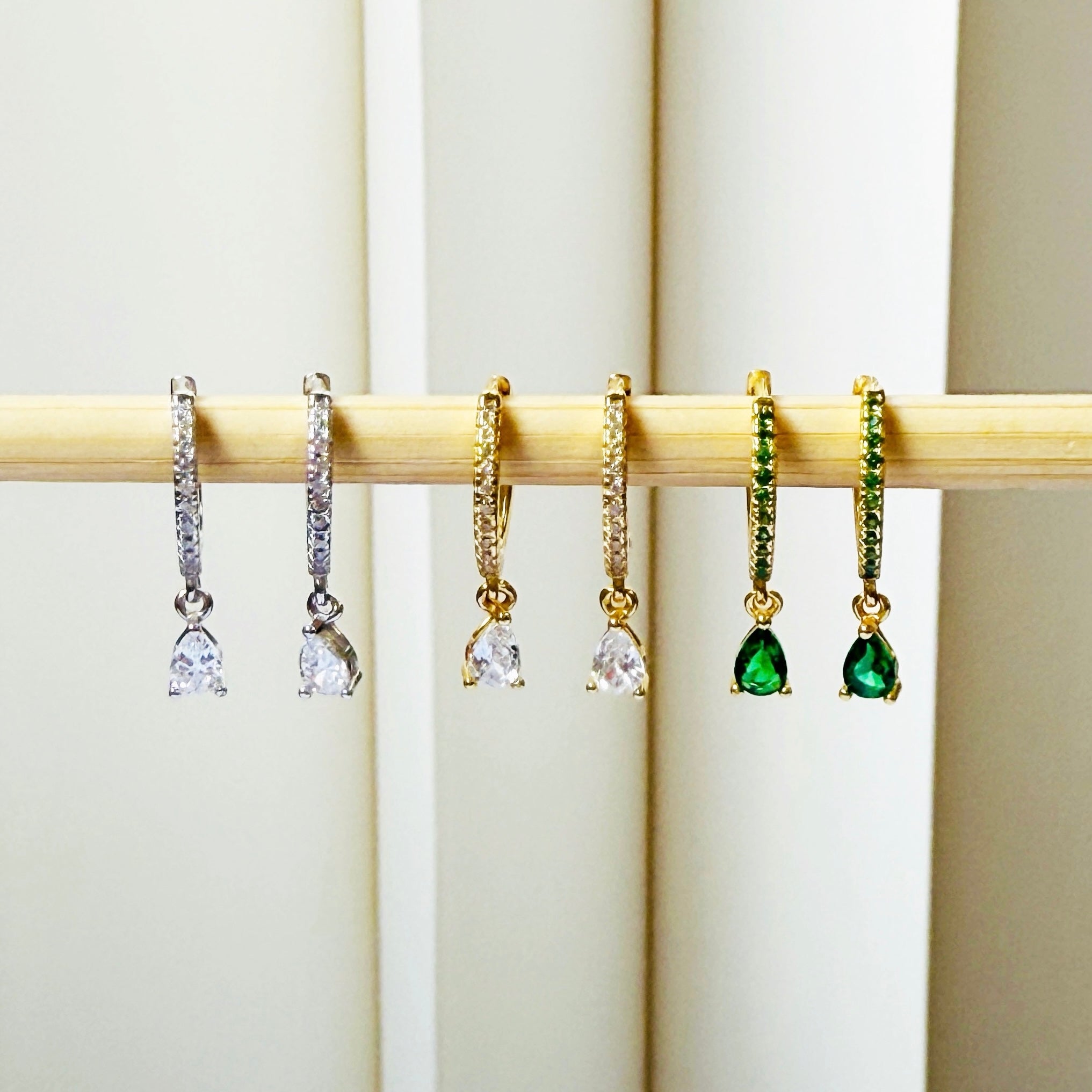 Twinkle Huggies 18K Gold Plated & Sterling Silver