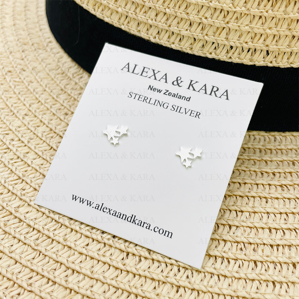 Cluster of Stars Studs | Sterling Silver