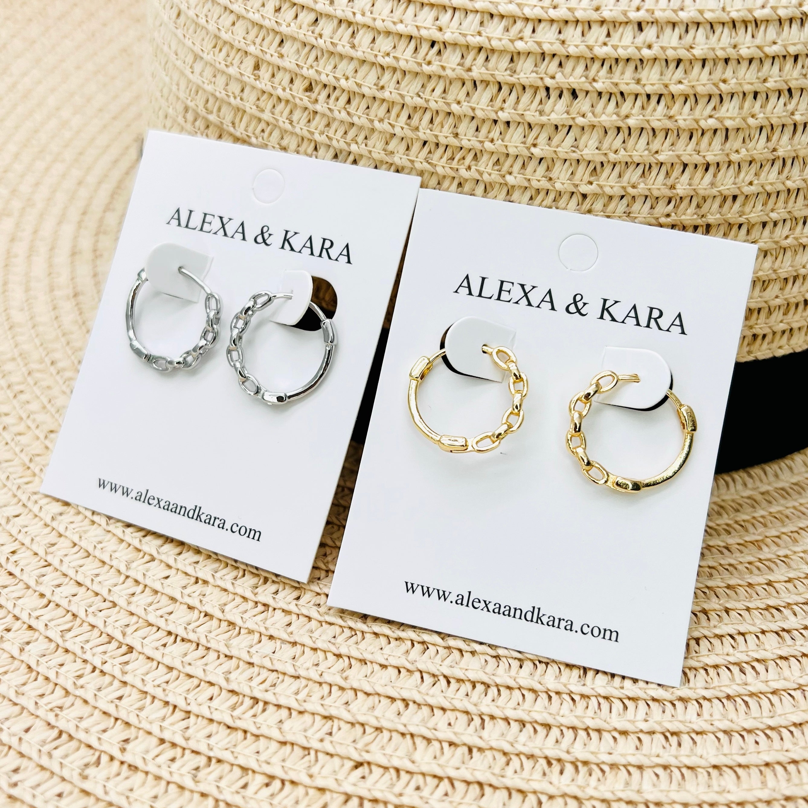 Links Midi Sleepers 18K Gold Plated & Sterling Silver
